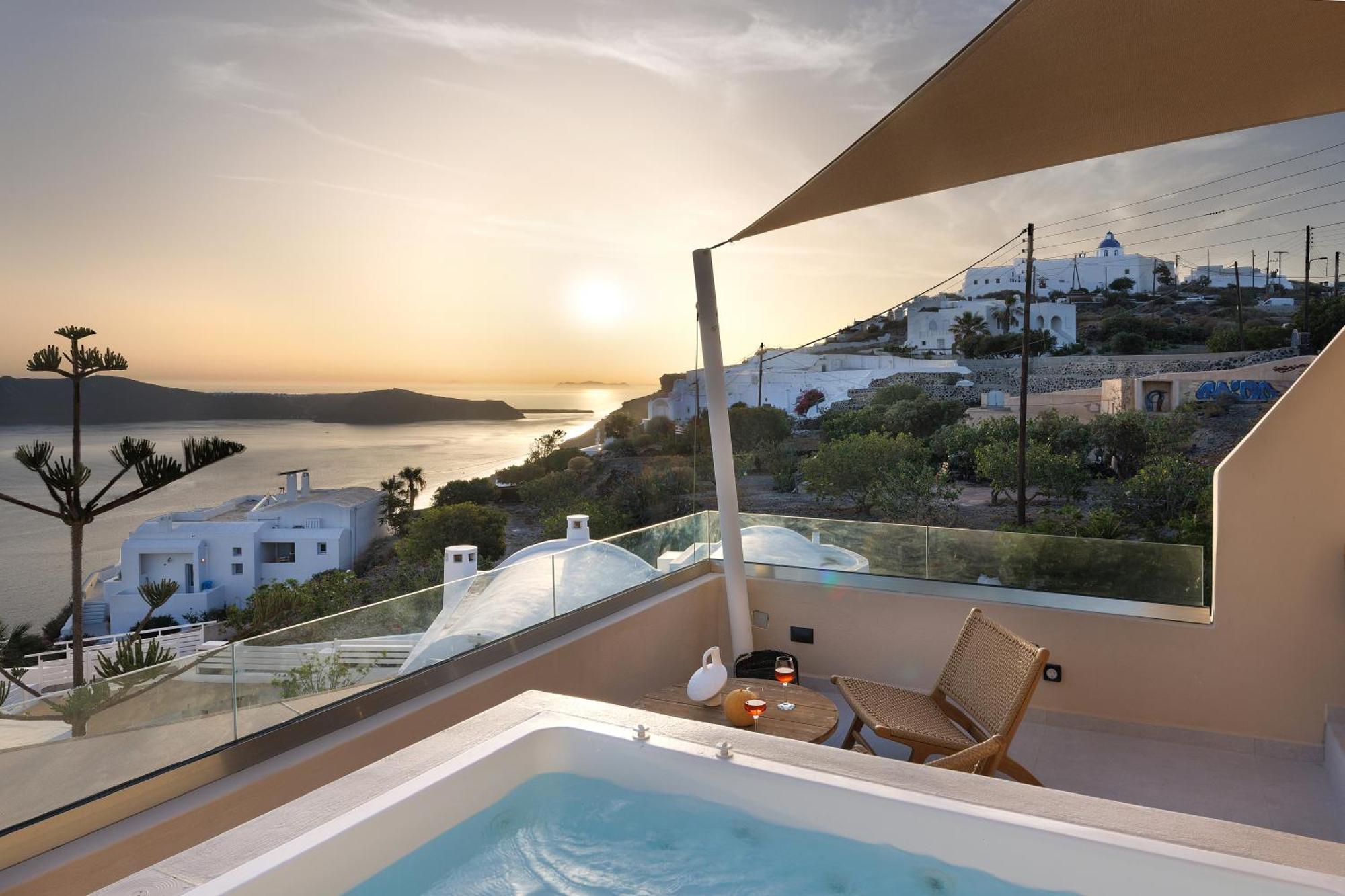 Morfes Luxury Residence Firostefani Exterior foto