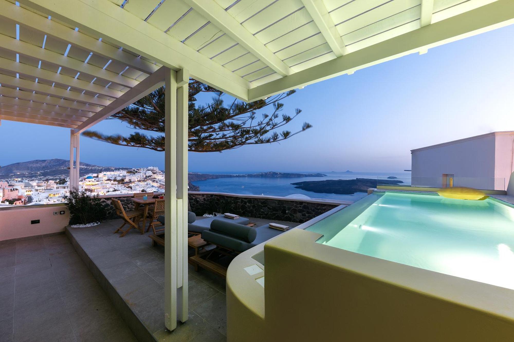 Morfes Luxury Residence Firostefani Exterior foto