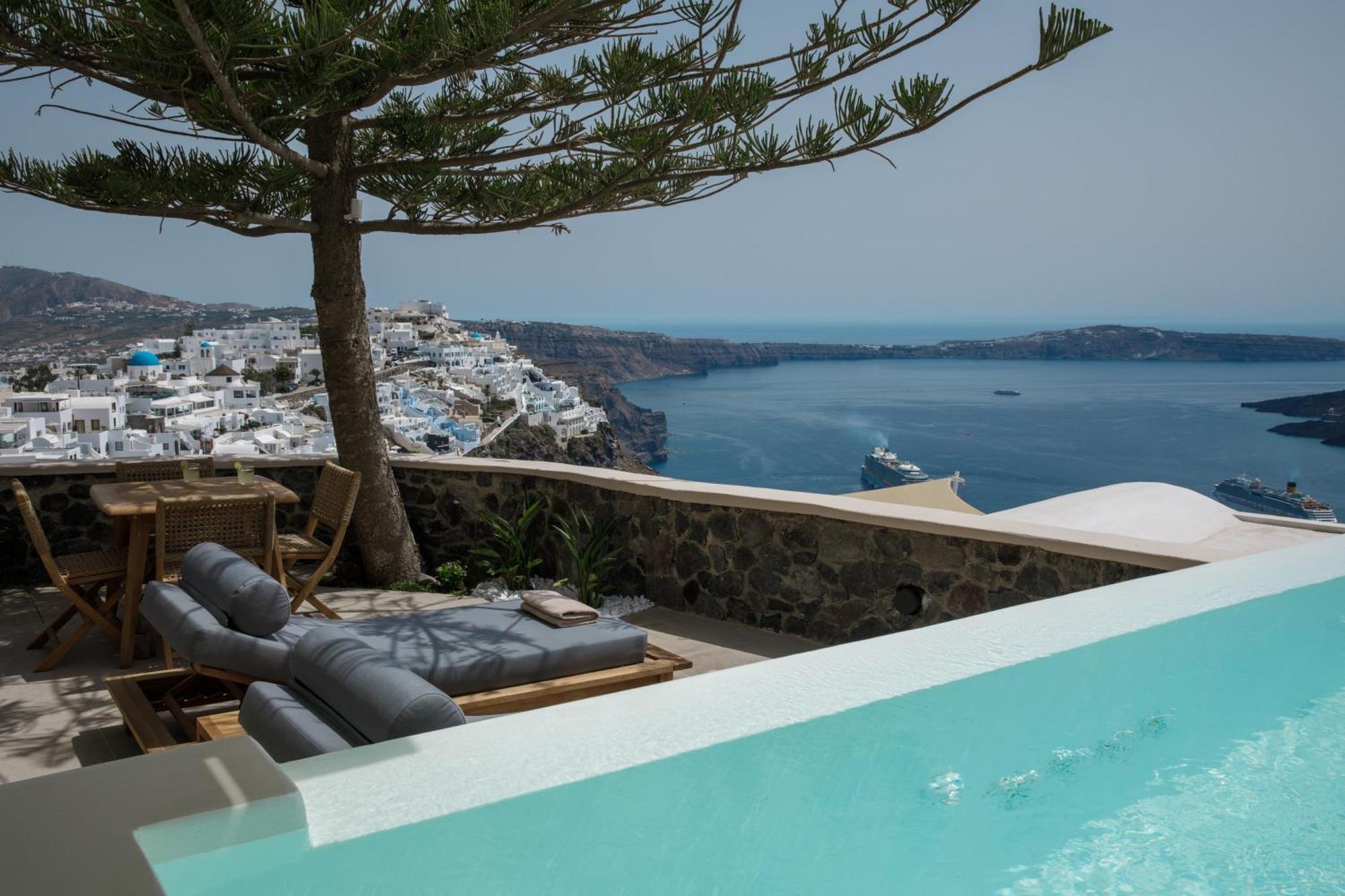 Morfes Luxury Residence Firostefani Exterior foto